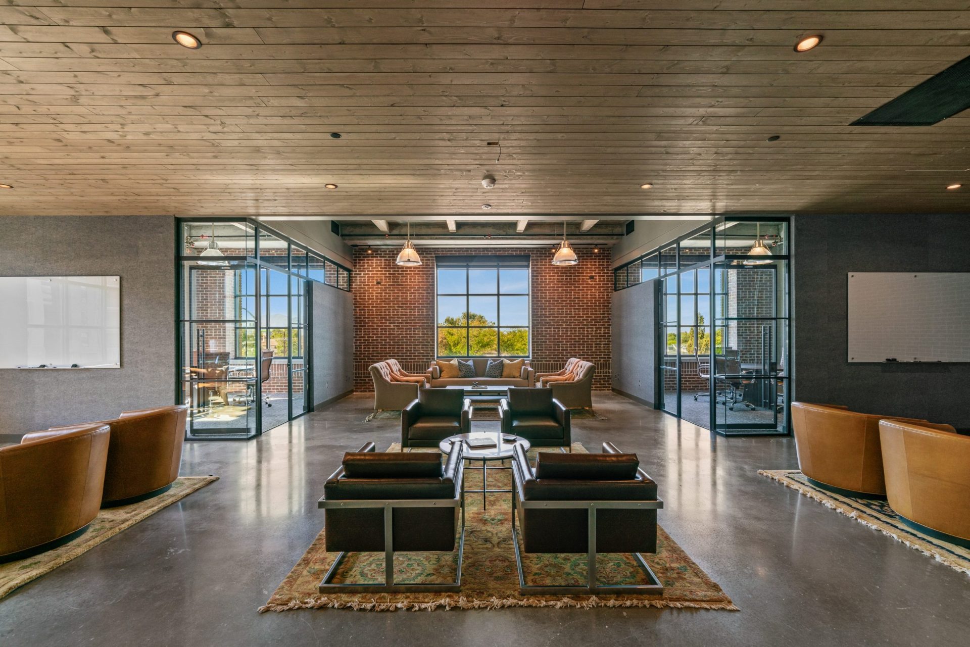 Coworking meeting rooms and lounge at Work Club in Salt Lake City