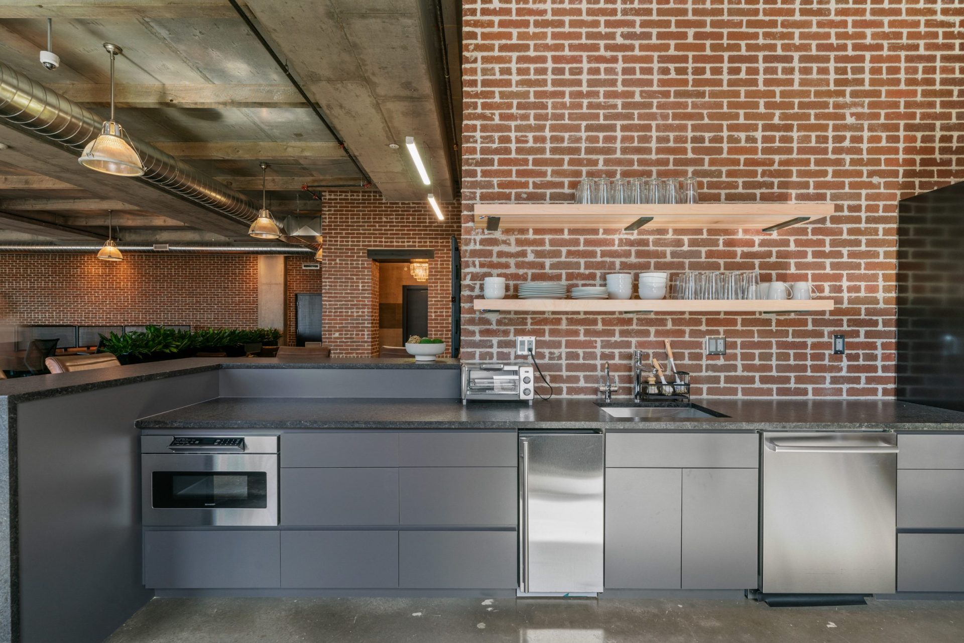 Coworking Kitchen at Salt Lake Crossing Work Club