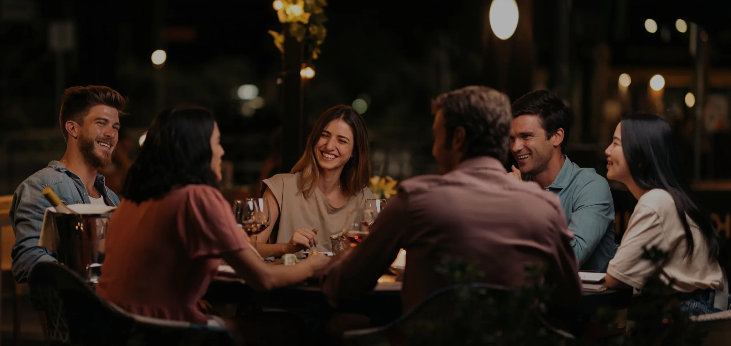 Group of friends drinking wine | Salt Lake City Apartments