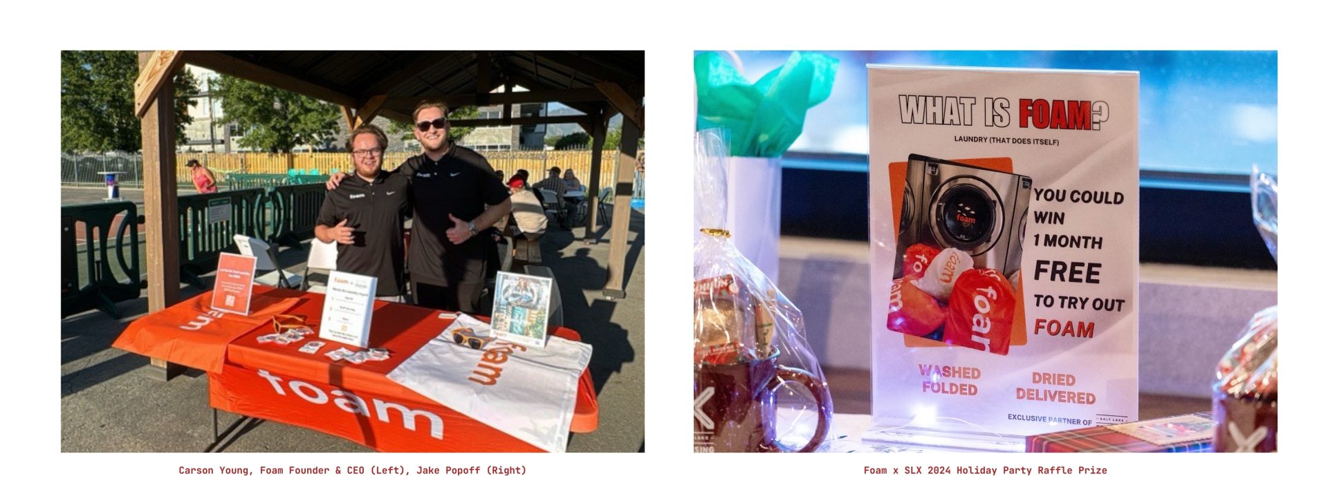 Foam Laundry Services, Charity Event, Partnership, University of Utah, Startups, Entrepreneurs